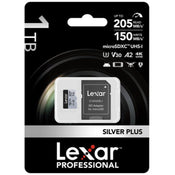 Lexar Professional Silver Plus 1TB microSDXC UHS-I 205MB/s Memory Card - V30