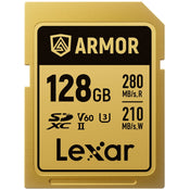 Lexar Armor Gold 128GB SDXC UHS-II 280MB/s Memory Card - V60