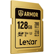 Lexar Armor Gold 128GB SDXC UHS-II 280MB/s Memory Card - V60