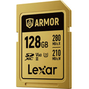 Lexar Armor Gold 128GB SDXC UHS-II 280MB/s Memory Card - V60