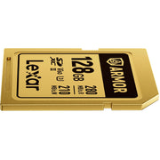 Lexar Armor Gold 128GB SDXC UHS-II 280MB/s Memory Card - V60