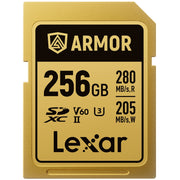 Lexar Armor Gold 256GB SDXC UHS-II 280MB/s Memory Card - V60