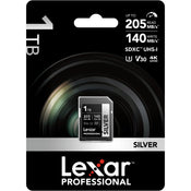 Lexar 1TB Professional Silver SDXC UHS-I 205MB/s Memory Card-V30