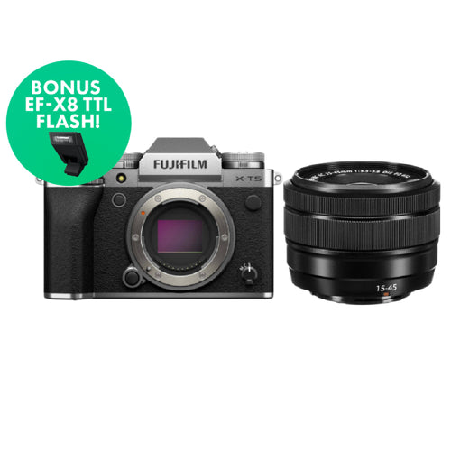 Fujifilm X-T5 with Fujifilm XC 15-45mm f/3.5-5.6 OIS PZ Lens