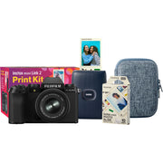 Fujifilm X-S20 with XC15-45mm Kit and instax mini Link 2 Print Kit (Space Blue)