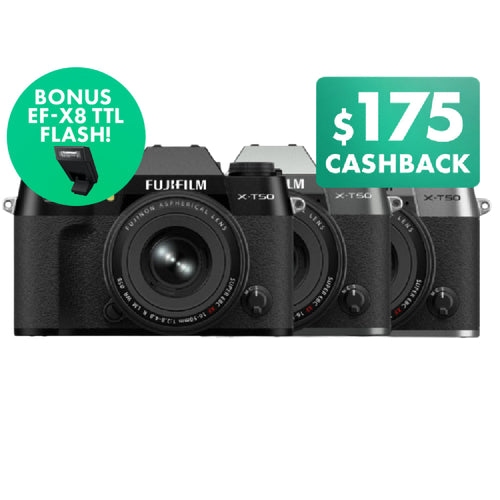 Fujifilm X-T50 Mirrorless Camera with XF 16-50mm Lens