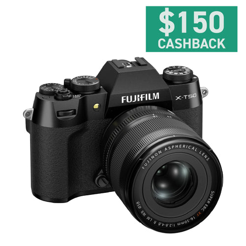Fujifilm X-T50 Mirrorless Camera with XF 16-50mm Lens