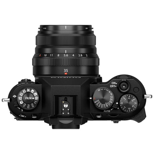 Fujifilm X-T50 Black with XF 16-50mm Lens and instax mini Link 2 Print Kit (Space Blue)