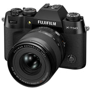 Fujifilm X-T50 Black with XF 16-50mm Lens and instax mini Link 2 Print Kit (Space Blue)