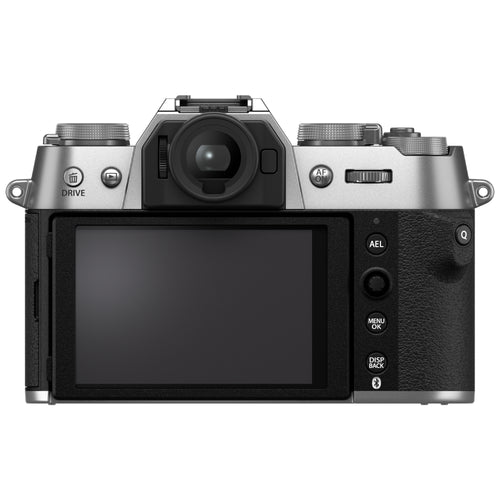Fujifilm X-T50 Silver with XF 16-50mm Lens and instax mini Link 2 Print Kit (Space Blue)