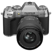 Fujifilm X-T50 Silver with XF 16-50mm Lens and instax mini Link 2 Print Kit (Space Blue)