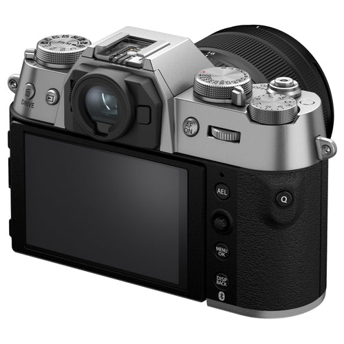 Fujifilm X-T50 Silver with XF 16-50mm Lens and instax mini Link 2 Print Kit (Space Blue)