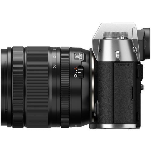 Fujifilm X-T50 Silver with XF 16-50mm Lens and instax mini Link 2 Print Kit (Space Blue)