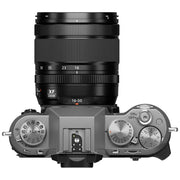 Fujifilm X-T50 Charcoal with XF 16-50mm Lens and instax mini Link 2 Print Kit (Space Blue)