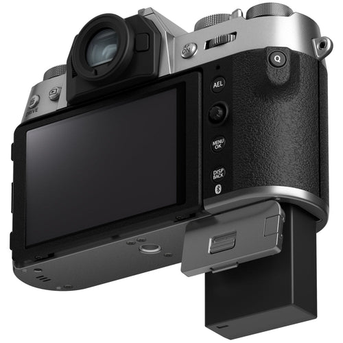 Fujifilm X-T50 Charcoal with XF 16-50mm Lens and instax mini Link 2 Print Kit (Space Blue)