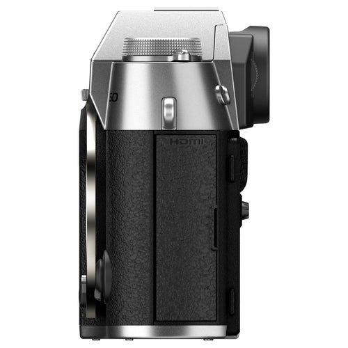 Fujifilm X-T50 Charcoal with XF 16-50mm Lens and instax mini Link 2 Print Kit (Space Blue)