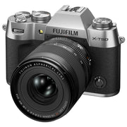 Fujifilm X-T50 Charcoal with XF 16-50mm Lens and instax mini Link 2 Print Kit (Space Blue)