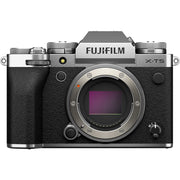 Fujifilm X-T5 Silver with XF 16-50mm Lens and instax mini Link 2 Print Kit (Space Blue)