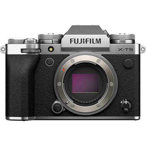 Fujifilm X-T5 Silver with XF 16-50mm Lens and instax mini Link 2 Print Kit (Space Blue)