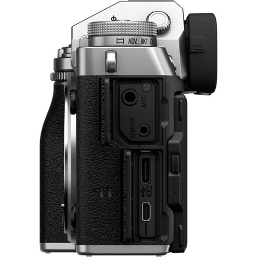 Fujifilm X-T5 Silver with XF 16-50mm Lens and instax mini Link 2 Print Kit (Space Blue)