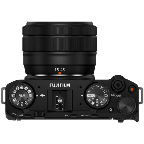 Fujifilm X-M5 Black with XC 15-45mm Kit and instax mini Link 2 Print Kit (Space Blue)