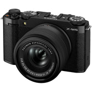 Fujifilm X-M5 Black with XC 15-45mm Kit and instax mini Link 2 Print Kit (Space Blue)