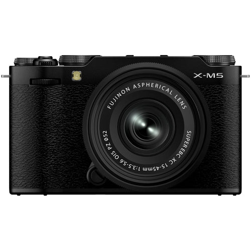 Fujifilm X-M5 Black with XC 15-45mm Kit and instax mini Link 2 Print Kit (Space Blue)