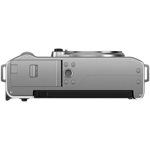 Fujifilm X-M5 Silver with XC 15-45mm Kit and instax mini Link 2 Print Kit (Space Blue)