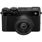 Fujifilm X-E5 Black with XF 23mm f/2.8 R WR Lens and instax mini Link 2 Print Kit (Space Blue)