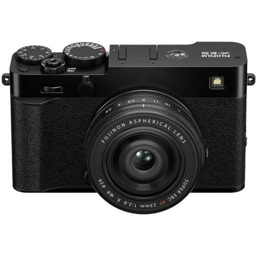 Fujifilm X-E5 Black with XF 23mm f/2.8 R WR Lens and instax mini Link 2 Print Kit (Space Blue)