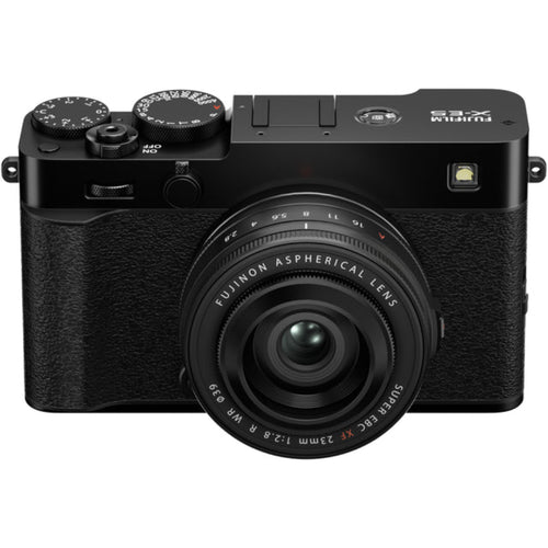 Fujifilm X-E5 Black with XF 23mm f/2.8 R WR Lens and instax mini Link 2 Print Kit (Space Blue)