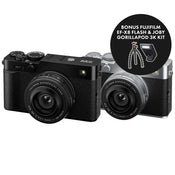 Fujifilm X-E5 with XF 23mm f/2.8 R WR Lens with Bonus Fujifilm EF-X8 Flash and Joby GorillaPod 3K Kit