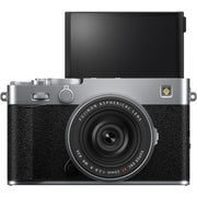 Fujifilm X-E5 Silver with XF 23mm f/2.8 R WR Lens and instax mini Link 2 Print Kit (Space Blue)