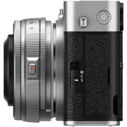 Fujifilm X-E5 Silver with XF 23mm f/2.8 R WR Lens and instax mini Link 2 Print Kit (Space Blue)