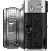 Fujifilm X-E5 Silver with XF 23mm f/2.8 R WR Lens and instax mini Link 2 Print Kit (Space Blue)
