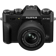 Fujifilm X-T30 III Black with XC 13-33mm f/3.5-6.3 OIS Lens and instax mini Link 2 Print Kit (Space Blue)