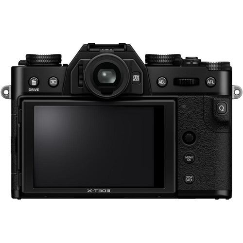 Fujifilm X-T30 III Black with XC 13-33mm f/3.5-6.3 OIS Lens and instax mini Link 2 Print Kit (Space Blue)