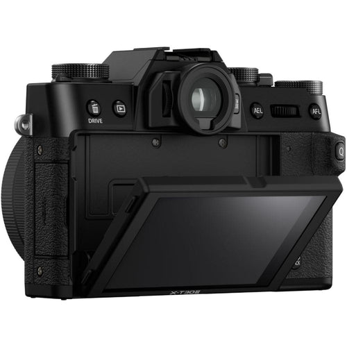 Fujifilm X-T30 III Black with XC 13-33mm f/3.5-6.3 OIS Lens and instax mini Link 2 Print Kit (Space Blue)