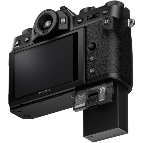 Fujifilm X-T30 III Black with XC 13-33mm f/3.5-6.3 OIS Lens and instax mini Link 2 Print Kit (Space Blue)