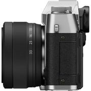 Fujifilm X-T30 III Silver with XC 13-33mm f/3.5-6.3 OIS Lens and instax mini Link 2 Print Kit (Space Blue)