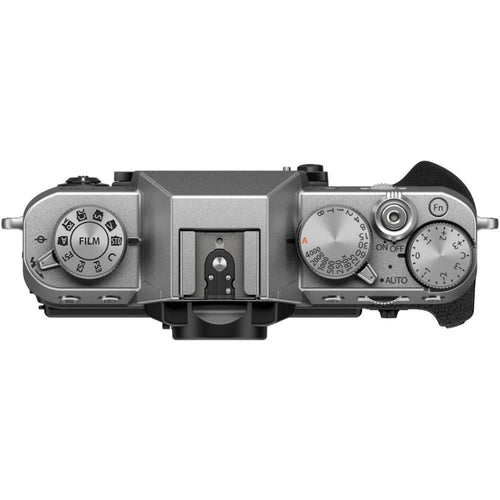 Fujifilm X-T30 III Silver with XC 13-33mm f/3.5-6.3 OIS Lens and instax mini Link 2 Print Kit (Space Blue)