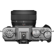 Fujifilm X-T30 III Silver with XC 13-33mm f/3.5-6.3 OIS Lens and instax mini Link 2 Print Kit (Space Blue)