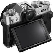 Fujifilm X-T30 III Silver with XC 13-33mm f/3.5-6.3 OIS Lens and instax mini Link 2 Print Kit (Space Blue)