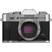 Fujifilm X-T30 III Silver with XC 13-33mm f/3.5-6.3 OIS Lens and instax mini Link 2 Print Kit (Space Blue)
