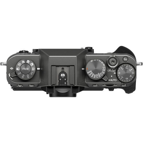 Fujifilm X-T30 III Charcoal Silver with XC 13-33mm f/3.5-6.3 OIS Lens and instax mini Link 2 Print Kit (Space Blue)