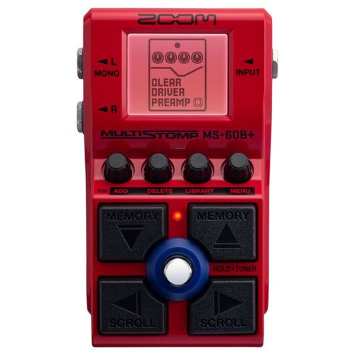 Zoom MS-60B+ MultiStomp Guitar Effects Pedal