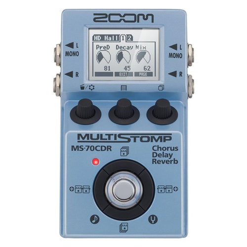 Zoom MS-70CDR+ MultiStomp Chorus / Delay / Reverb Pedal