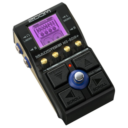 Zoom MS-80 IR+ Amp Sim and Multi-Effects Amp Modeler Guitar Pedal