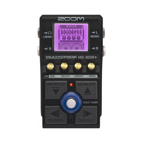 Zoom MS-80 IR+ Amp Sim and Multi-Effects Amp Modeler Guitar Pedal