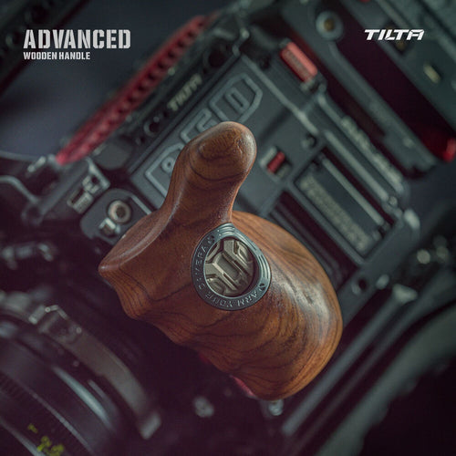 Tilta Advanced Left-Side Wooden Handle (ARRI Rosette, Black)